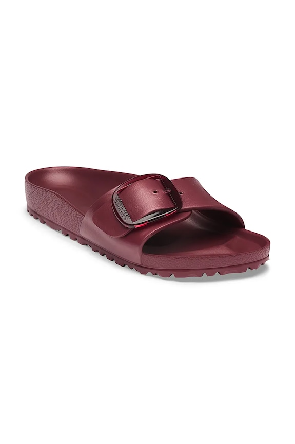 Birkenstock papuci pentru femei Madrid Big Buckle EVA 1033116 burgundia AW26