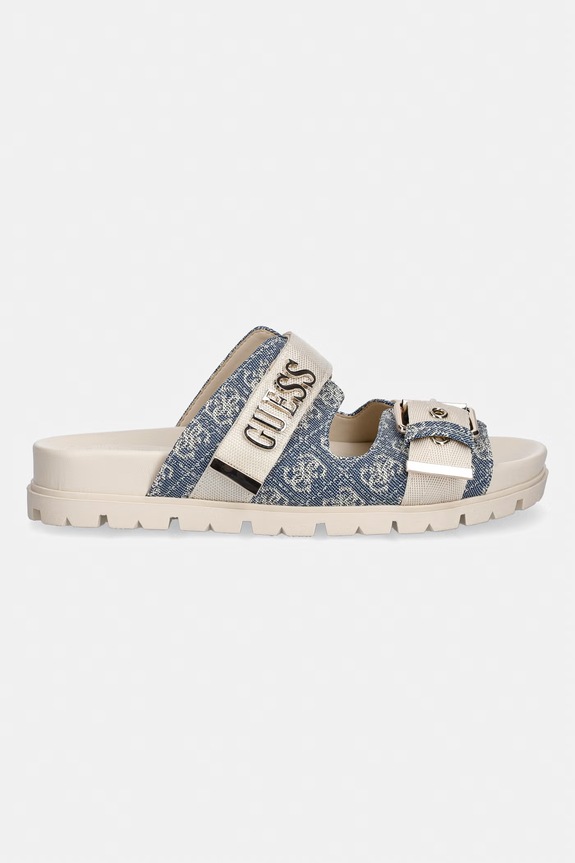 Guess šľapky dámske FAXONA2 FLTFX2.FAB03.CREAM béžová AW26