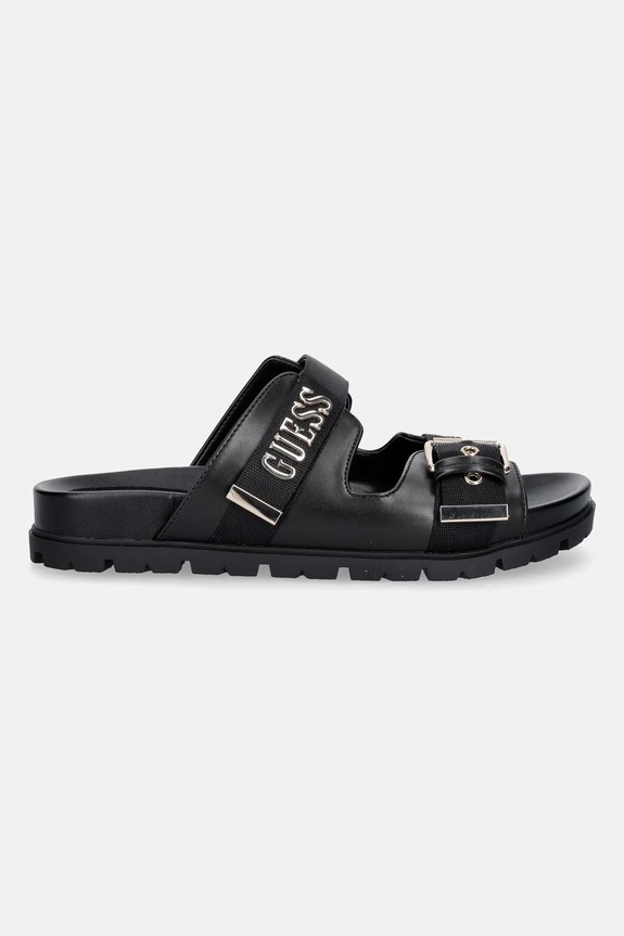 Guess šľapky dámske FAXONA FLTFAX.FAB03.BLACK čierna AW26