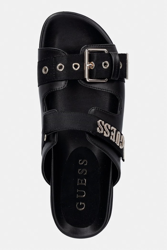 Guess šľapky dámske FAXONA čierna FLTFAX.FAB03.BLACK