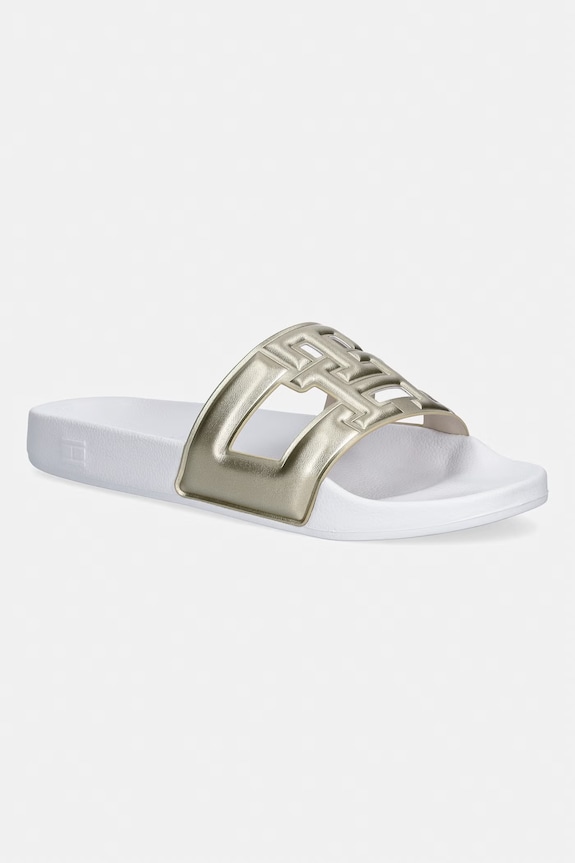 Tommy Hilfiger natikače za žene TH MONOGRAM POOL SLIDE bijela FW0FW09525