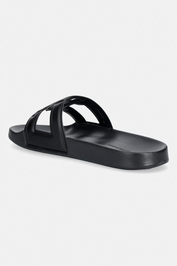 Obuća Tommy Hilfiger natikače za žene TH MONOGRAM POOL SLIDE FW0FW09424 crna
