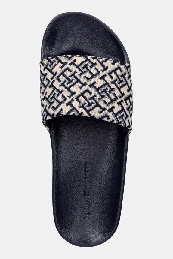 Tommy Hilfiger natikače za žene TH MONOGRAM POOL SLIDE mornarsko plava FW0FW09423