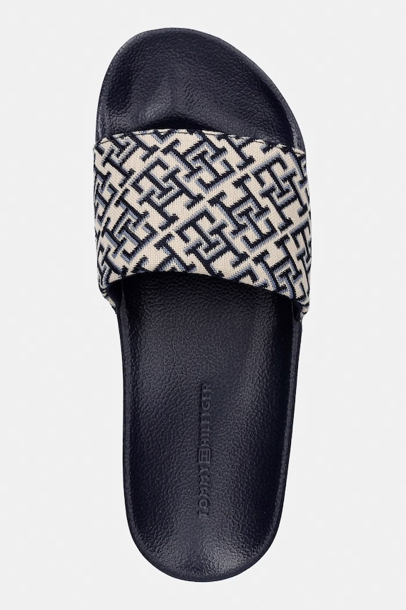 Tommy Hilfiger natikače za žene TH MONOGRAM POOL SLIDE mornarsko plava FW0FW09423