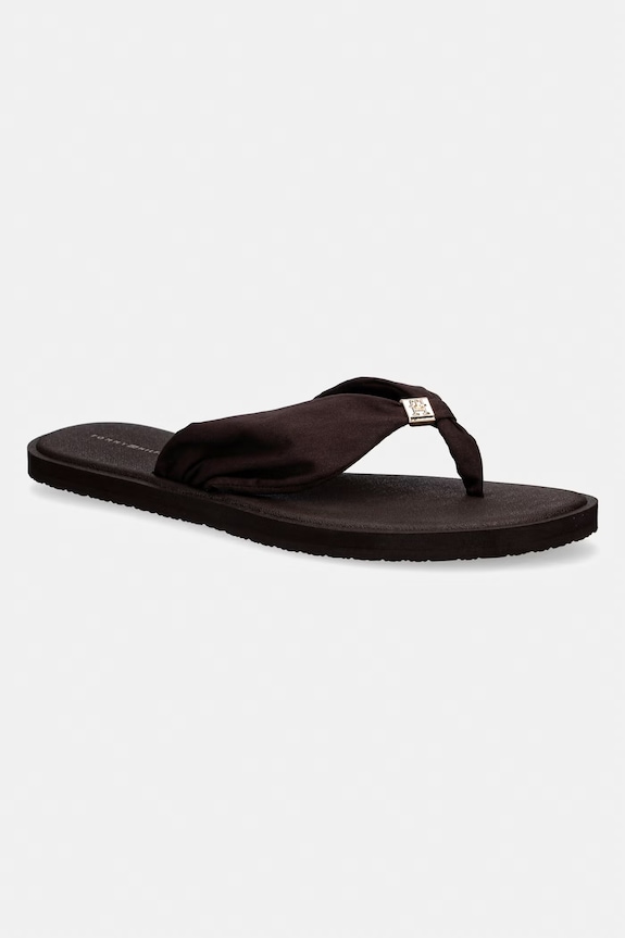 Tommy Hilfiger σαγιονάρες δίχαλο Γυναικεία TH SCANDI SOFT SUMMER SANDAL καφέ FW0FW09421