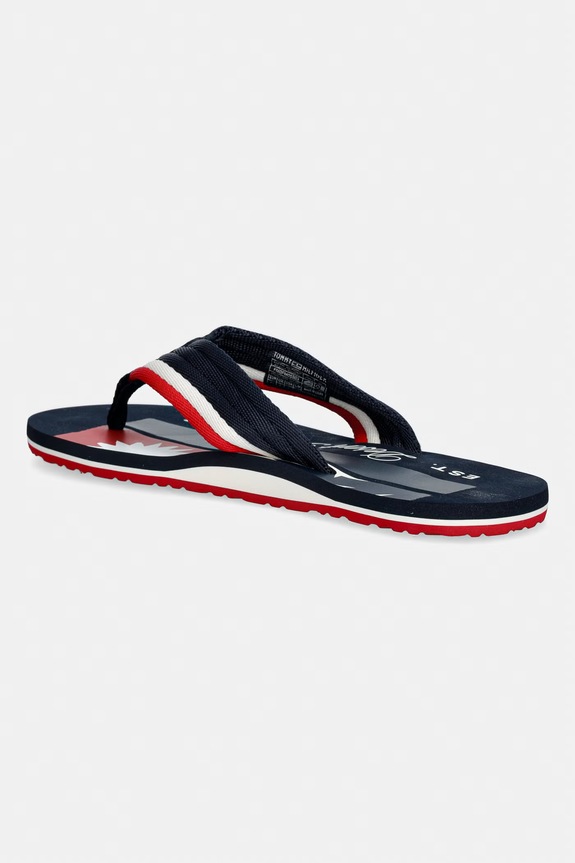 Obuwie Tommy Hilfiger japonki męskie PATCH PRINT HIFIGER BEACH SANDAL FM0FM05903 granatowy