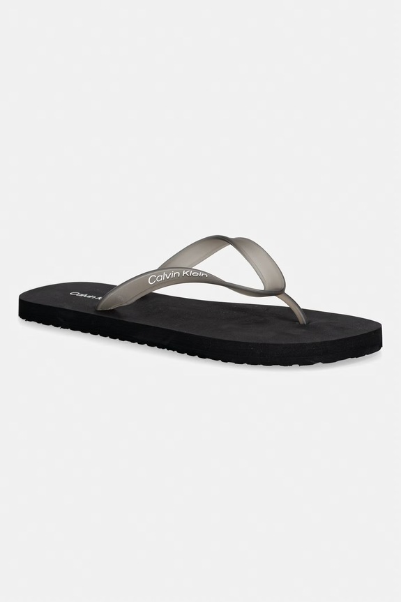 Calvin Klein σαγιονάρες δίχαλο ανδρικές BEACH THONG SLIDE μαύρο HM0HM02105.0GJ