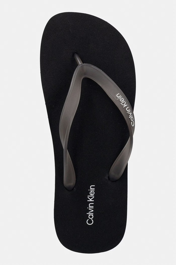 Calvin Klein σαγιονάρες δίχαλο ανδρικές BEACH THONG SLIDE μαύρο HM0HM02105.0GJ