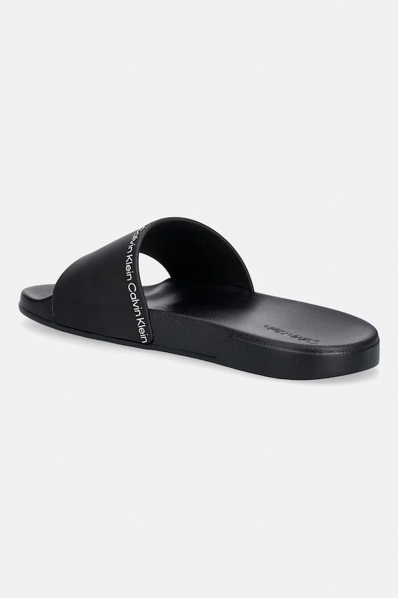 Obuća Calvin Klein natikače za muškarce ESS SLIDE INSTITUTIONAL CV HM0HM02108.BEH crna