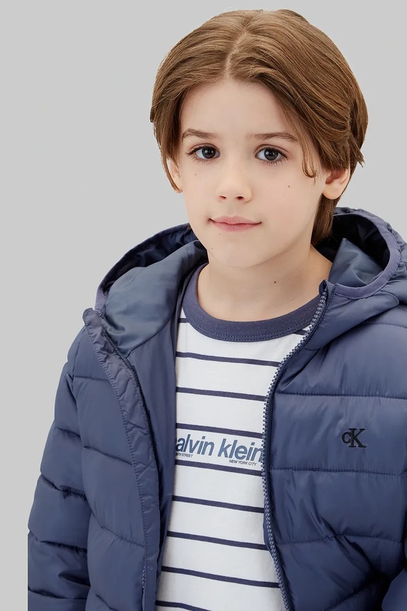 Calvin Klein Jeans giacca trapuntata per bambini violetto LVCKTJM15B.128.176.9BY2