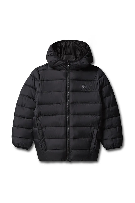 Calvin Klein Jeans giacca trapuntata per bambini LVCKTJM15B.128.176.9BY2 nero AW26