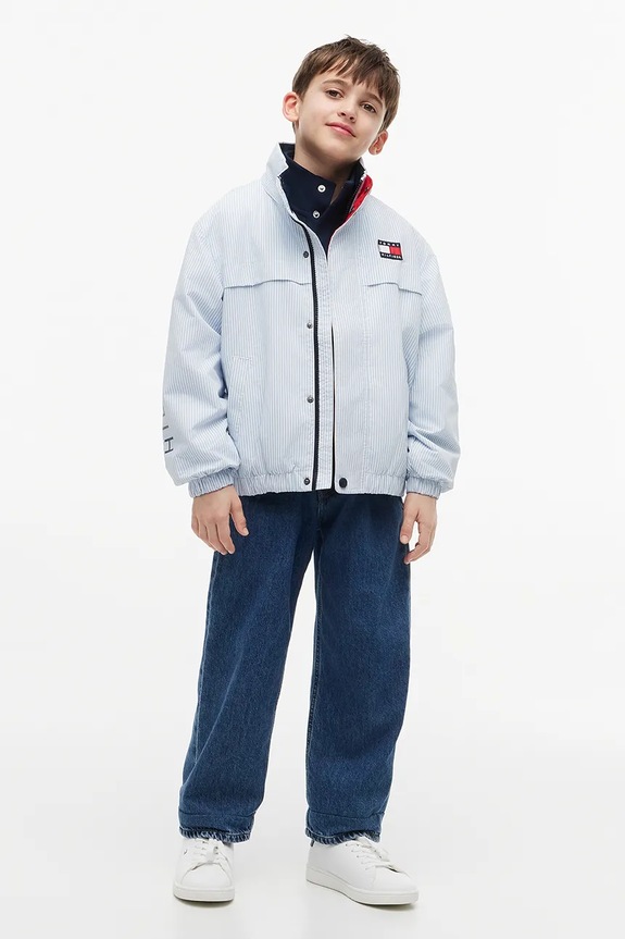 Tommy Hilfiger krótka kurtka dziecięca KB0KB10450.128.176.9BY2 biały