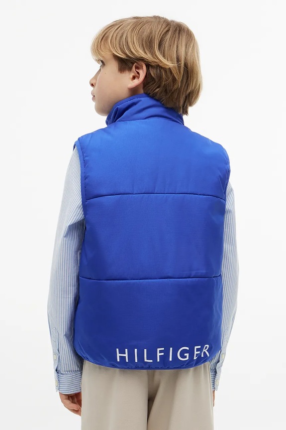 Băieți Tommy Hilfiger vestă pentru copii KB0KB10532.128.176.9BY2 albastru