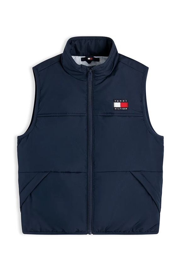 Tommy Hilfiger vestă pentru copii KB0KB10532.128.176.9BY2 bleumarin AW26