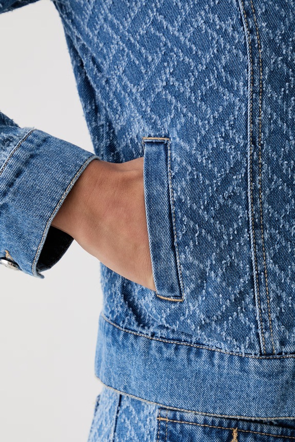 Morgan kurtka damska jeansowa VOCHAM 261.VOCHAM niebieski