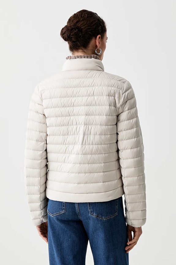 Odzież Calvin Klein kurtka puchowa damska LV044G502G beżowy