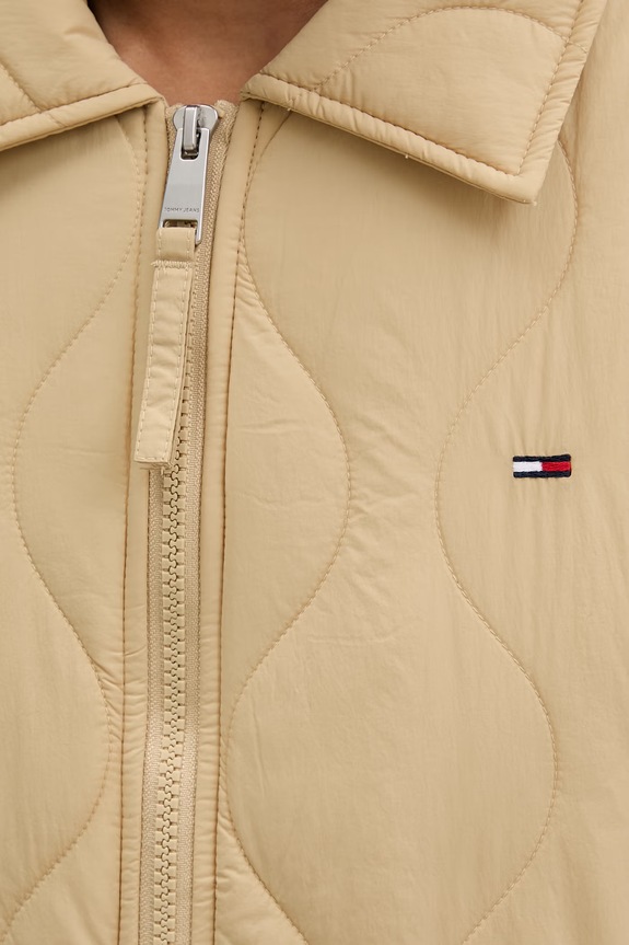 Tommy Jeans μεταβατικό μπουφάν γυναικείο DW0DW22909 μπεζ
