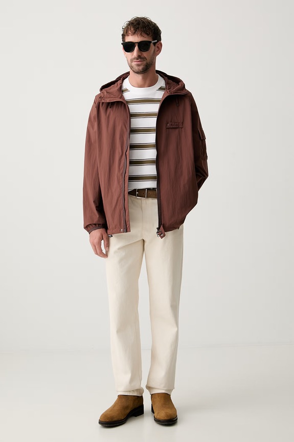 Barbour kurtka przejściowa męska MSP0193 brązowy AW26