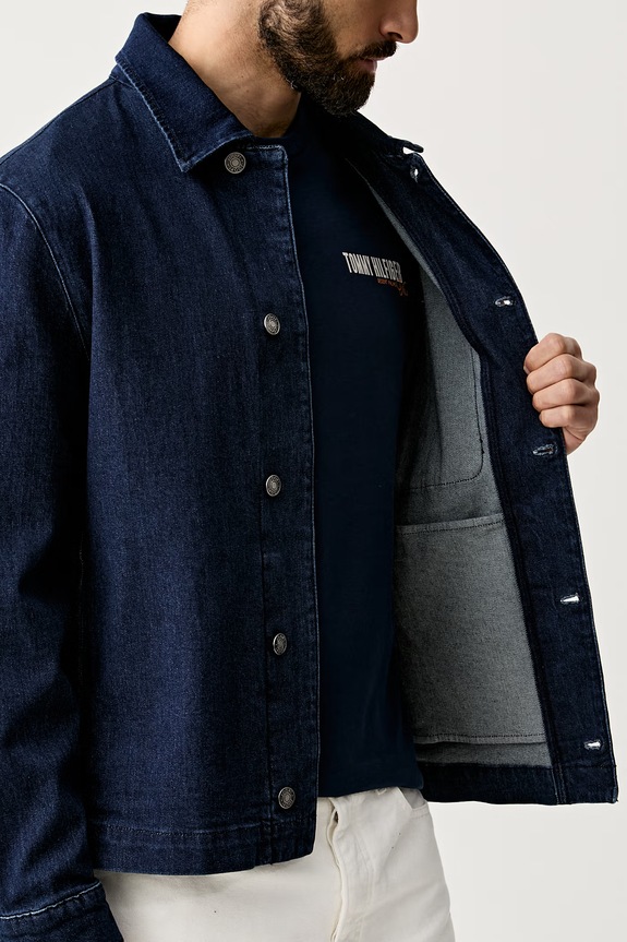 Joop! kurtka koszulowa męska jeansowa 30104823