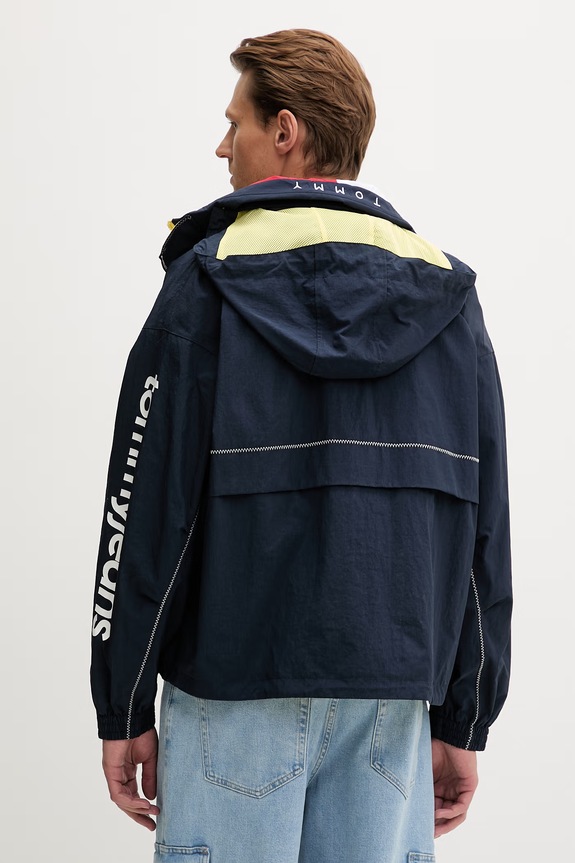 Odzież Tommy Jeans kurtka przejściowa męska DM0DM23225 granatowy