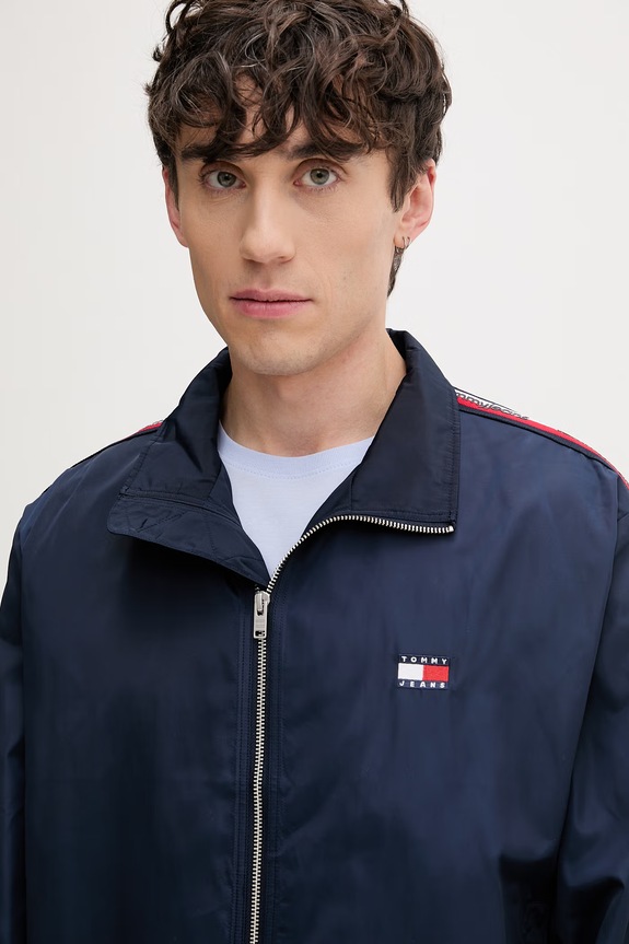 Tommy Jeans kratka jakna za muškarce mornarsko plava DM0DM23218