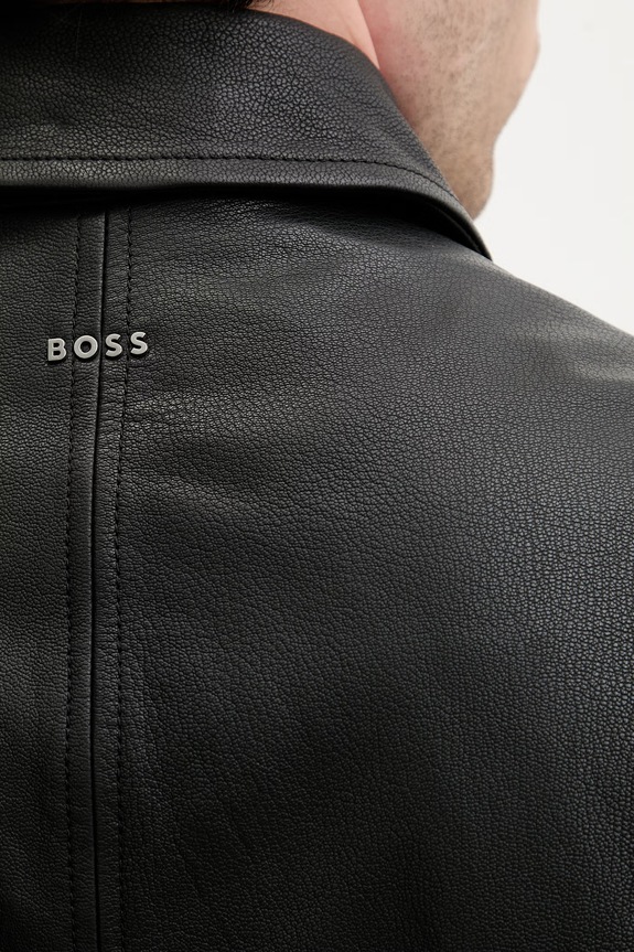 BOSS Orange prijelazna jakna muška od kože Josual 50568175