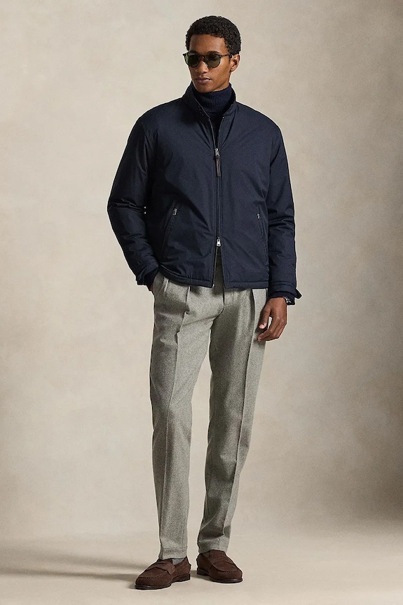 Odzież Polo Ralph Lauren kurtka przejściowa męska 710967736 granatowy