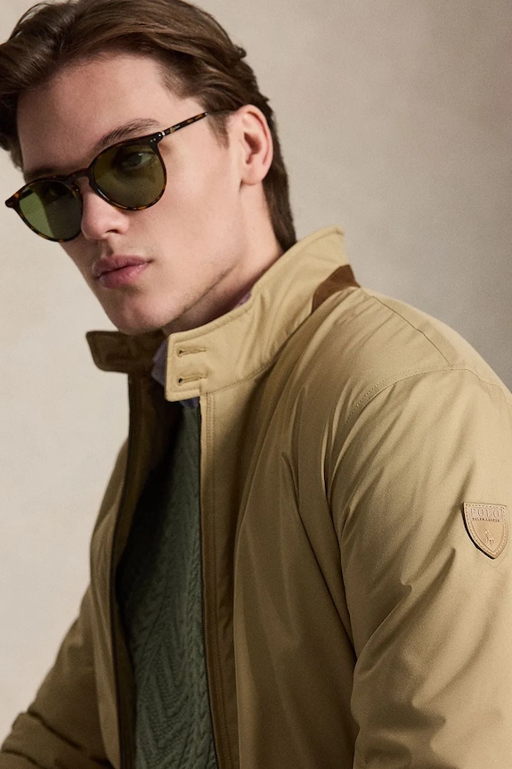 Polo Ralph Lauren kurtka przejściowa męska beżowy 710967736