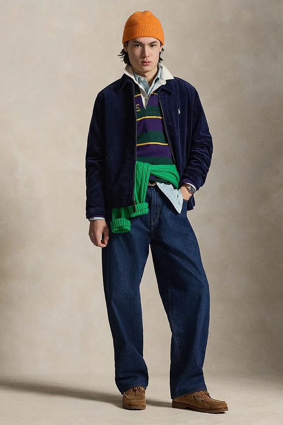 Oblečení Polo Ralph Lauren bunda pánská 710968125 námořnická modř