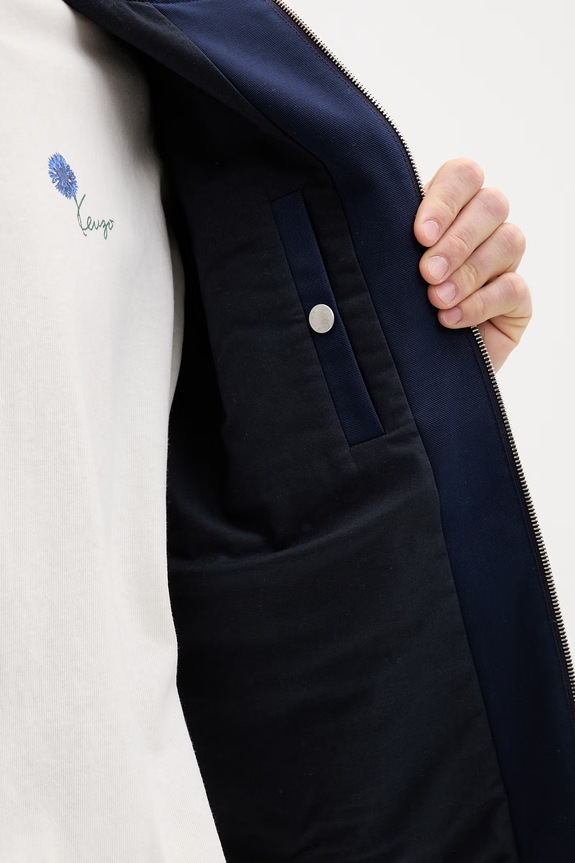 Kenzo bunda pánska bavlnená FG65BL1919OT