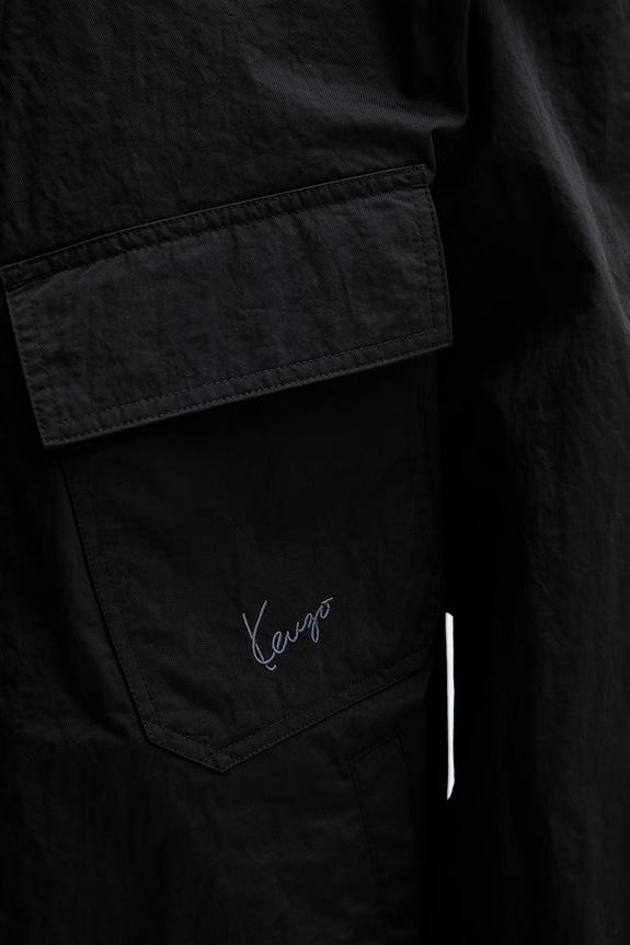 Kenzo kurtka przejściowa męska FG65BL1189NF czarny