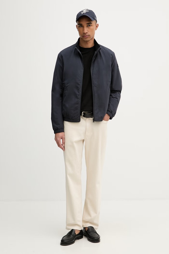 Marc O'Polo jachetă scurtă pentru bărbați, cu bumbac 5000014258 bleumarin AW26