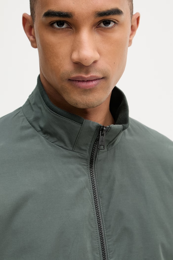 Marc O'Polo giacca corta da uomo con cotone verde 5000014258