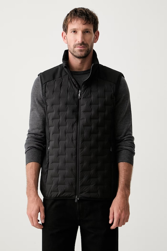 BOSS Green пухова безрукавка чоловіча OW_T-Down Vest чорний 50561386