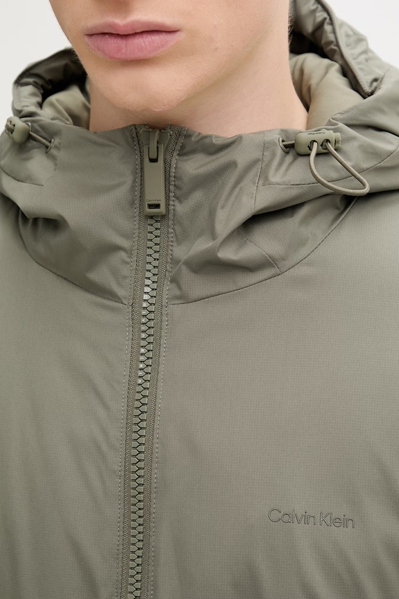 Calvin Klein prechodná bunda pánska LV04LF503G zelená