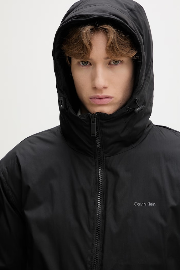 Calvin Klein prechodná bunda pánska čierna LV04LF503G