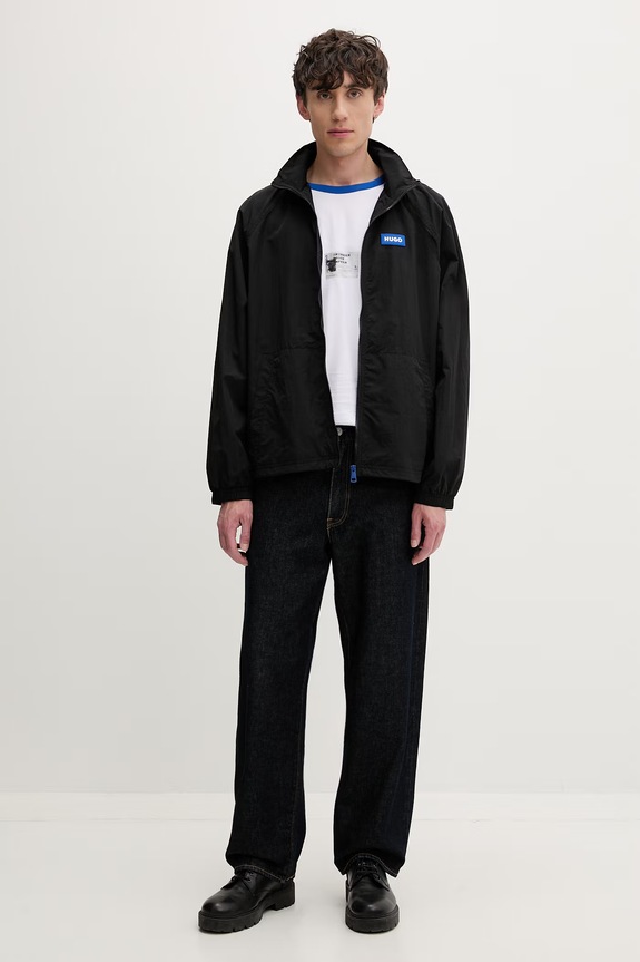 HUGO Blue демісезонна куртка чоловіча Bento2611 50552939 чорний AW26