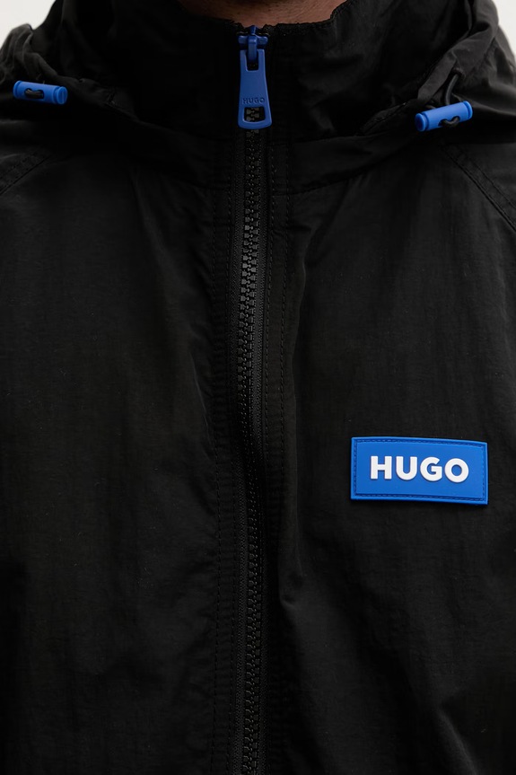 HUGO Blue демісезонна куртка чоловіча Bento2611 50552939 чорний
