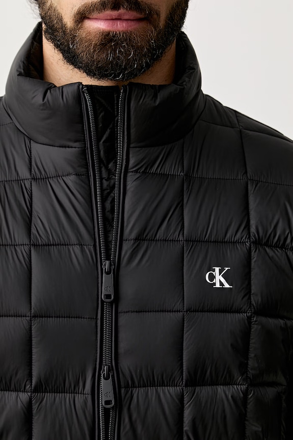 Calvin Klein Jeans kurtka pikowana męska LV04RG506G czarny