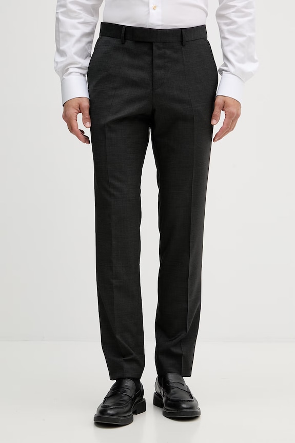 BOSS dvoudílný oblek pánský vlněný H-Huge-2Pcs-263 šedá 50569798
