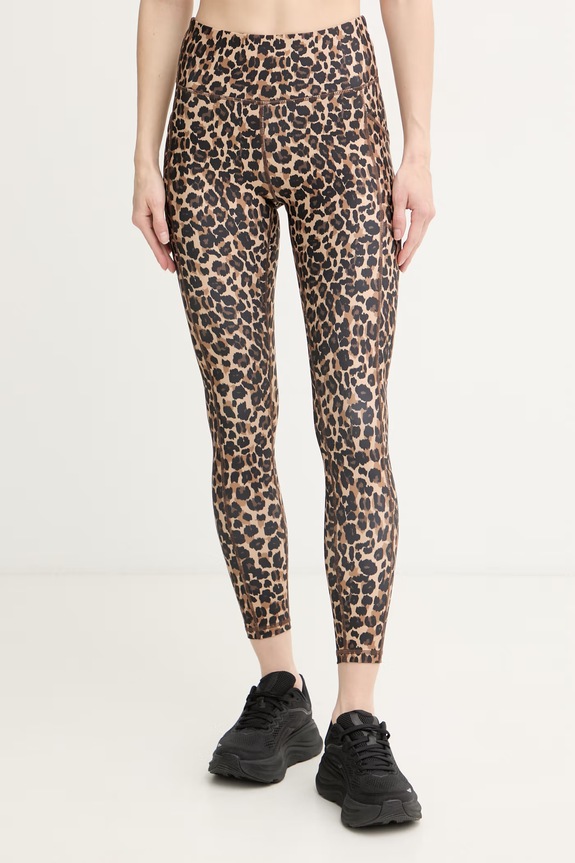 DKNY legginsy damskie brązowy DP6P3491