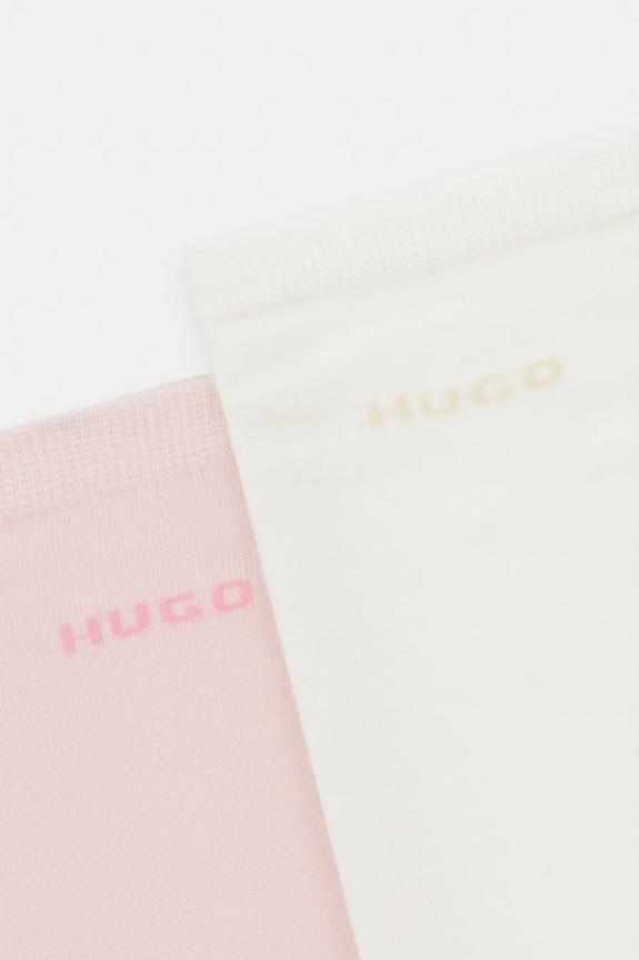 HUGO nogavice ženske 2P RS UNI LOGO CC W paket 2 kosov 50566511 roza AW26