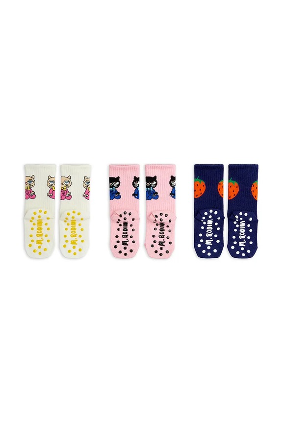 Mini Rodini skarpety dziecięce 3-pack 26660119 multicolor AW26