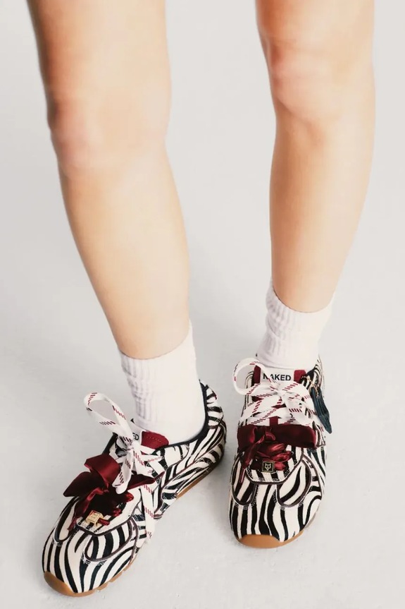 Naked Wolfe Adored Zebra Pony sneakersy damskie skórzane Adored.Zebra.Pony