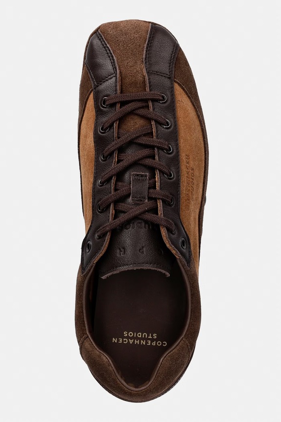 Copenhagen leather mix маратонки дамски от кожа кафяв CPH723.chocolate
