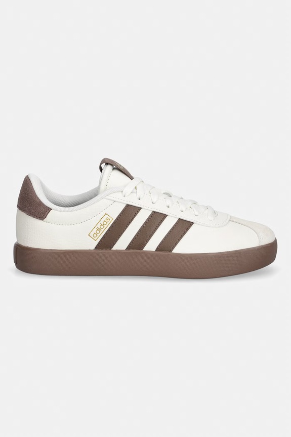 adidas VL Court 3.0 sneakersy damskie skórzane KI4575 beżowy AW26