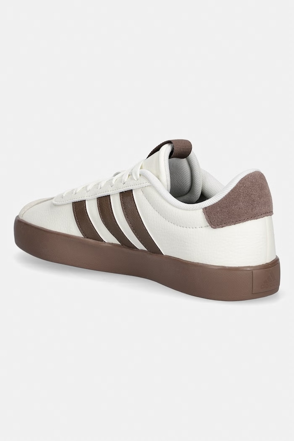 Obuwie adidas VL Court 3.0 sneakersy damskie skórzane KI4575 beżowy