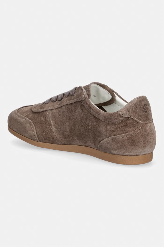Scarpe BOSS Solenne sneakers da donna in scamoscio 50575226.915 marrone