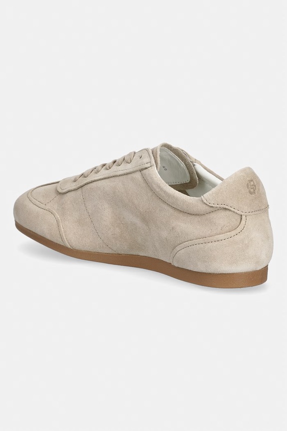 Scarpe BOSS Solenne sneakers da donna in scamoscio 50575226.275 beige