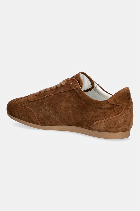 Scarpe BOSS Solenne sneakers da donna in scamoscio 50575226.228 marrone